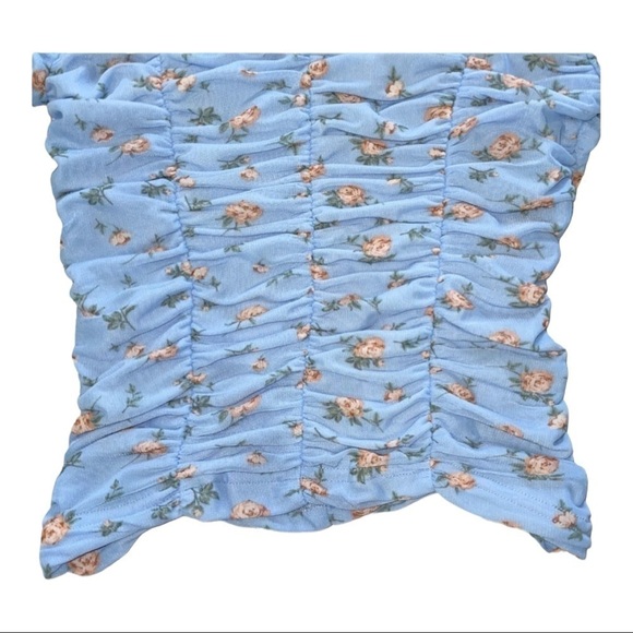 ZARA women's top Floral printed top - Picture 5 of 10